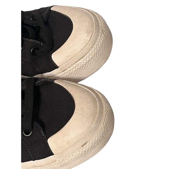 Adidas Bravada 2.0 Platform Skater Sneakers •Women 7.5• Black White Canvas Shoes - Picture 3 of 9